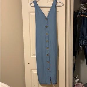 Chambray MIDI dress